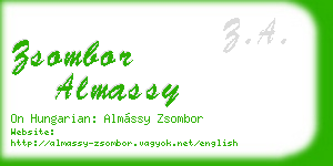 zsombor almassy business card