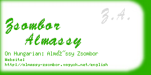 zsombor almassy business card